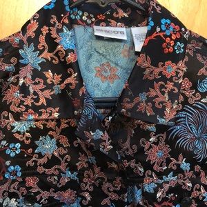 Chico’s Size 1 Asian inspired jacket